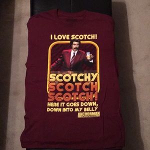 Anchorman Burgundy Tee